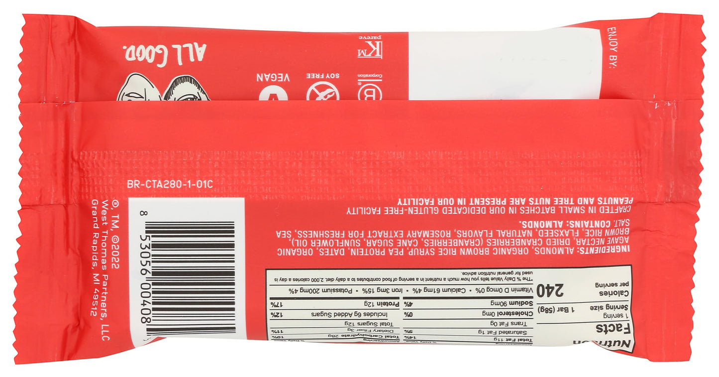 The Gluten Freeb Bar - Cranberry Toasted Almond - Gluten Free - Case Of 12 - 2.05 Oz(D0102Hx8F8T.)