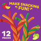 Annies Organic Sweet and Sour Fruit Twists, Strawberry Lemonade Fruit Flavored Snacks, 6 Count, 3.84 oz