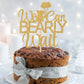 We Can Bearly Wait Baby Shower Cake Topper, Baby Bear Theme Baby Shower Gender Reveal Party Decoration Supplies Gold Glitter.