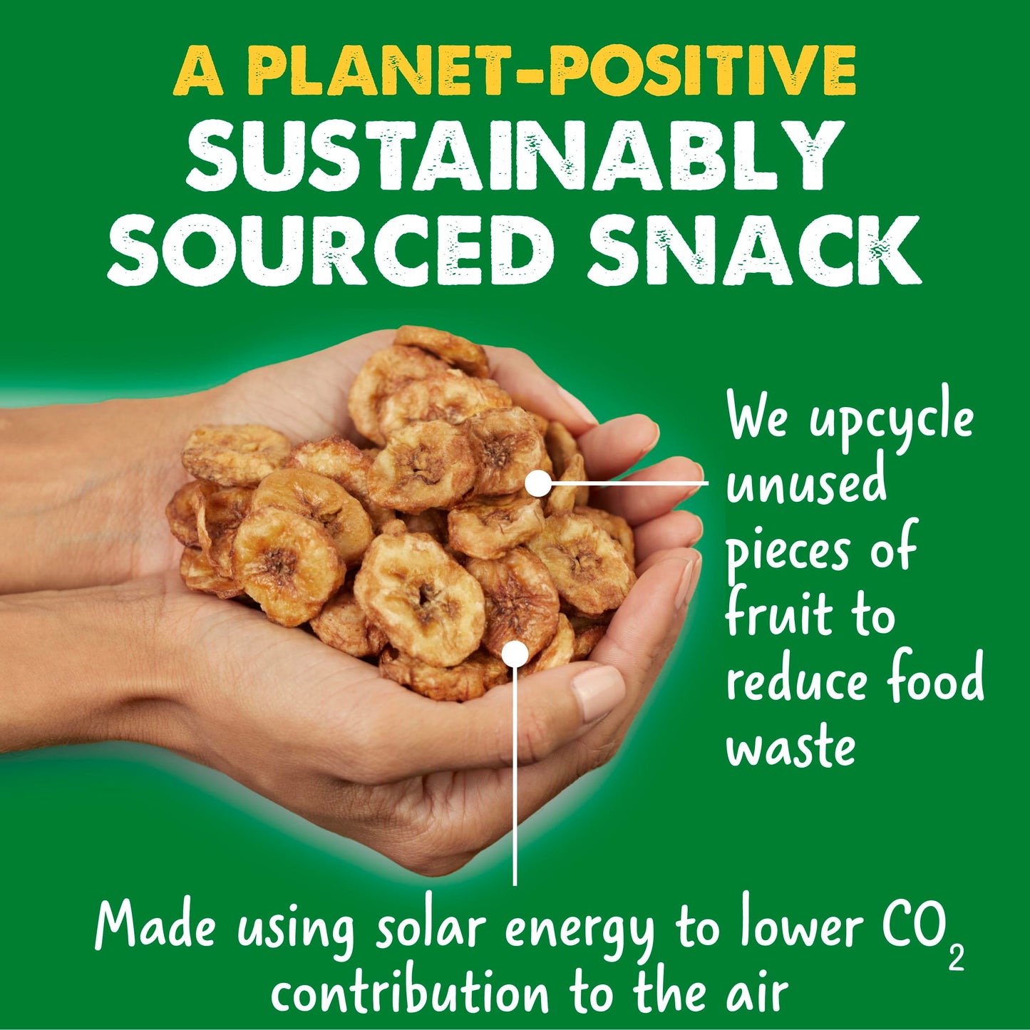 Dole Good Crunch Banana Dried Fruit Bites, Gluten Free & Vegan Snack, 0.7Oz Bags (Pack Of 12)