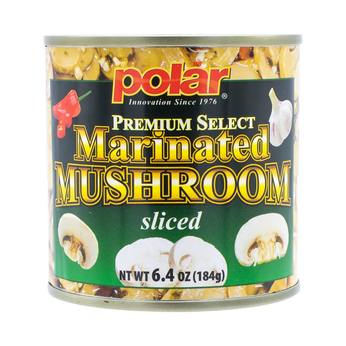 MW Polar enhanced Select Sliced Marinated Mushrooms 6.4oz (Pack of 12)