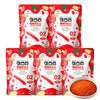 Misslee Tteokbokki Sauce Mix, For Quick & Easy Tteokbokki At Home, 5 Pack, 2 Servings Each, Level 2 Original, Authentic Korean F