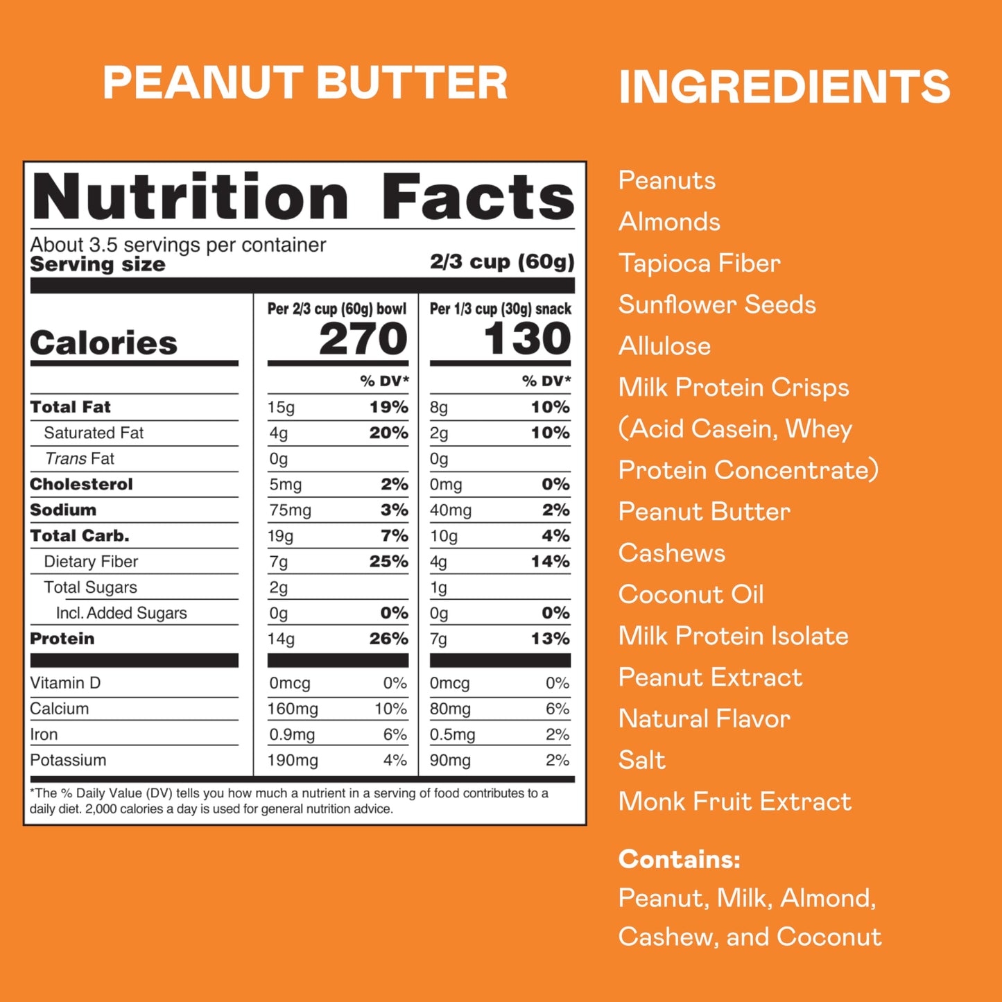 Magic Spoon Protein Granola - High Protein, Keto Friendly, Low Sugar, Pack of 3 (Peanut Butter)