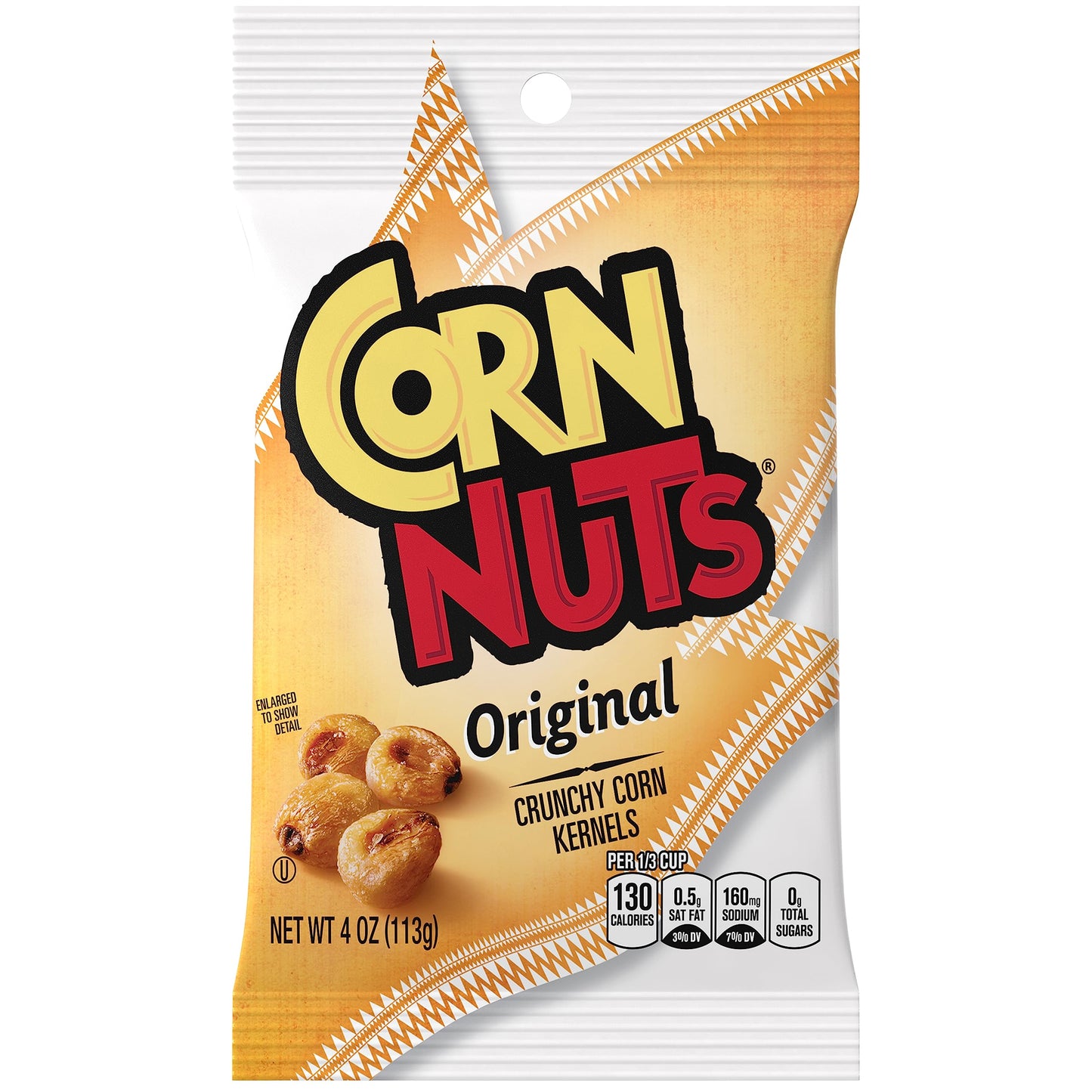 CORN NUTS Original Flavored Corn Kernels, Crunchy Corn Snacks, Snack Box, Variety Packs Food for Adults, 4oz. (Pack of 12)