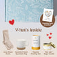 Unboxme Get Well Gift Box - 5 Piece Set with Fluffy Socks, Mug, Tea, Candle, Sending Hugs Card