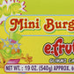 Sour Gummy Burger - Mini Gummi Hamburger 60 Pieces