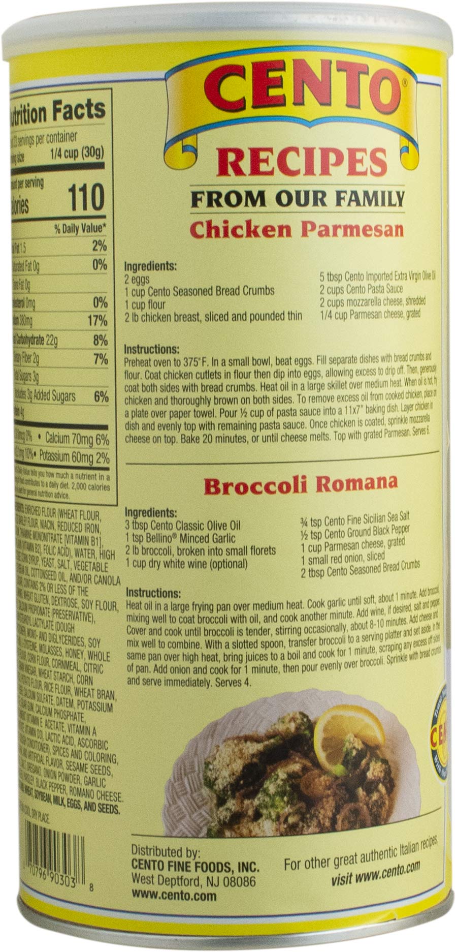 Cento Brdcrmb Flavored ( 12 X 24 Oz   )