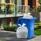 Veska 95 Gallon Clear Trash Bags - Extra Large Garbage Bags with Ties, 25 Count, Ideal for Recycling and Heavy-Duty Use