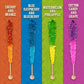 Boone'S Mill Rocksicles - 36 Extra Large Rock Candy Sticks - Assorted Double Flavors