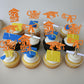 Gyufise 24Pcs 2025 Graduation Cupcake Toppers Orange Glitter Congrats Class Of 2025 Diploma Grad Cap Cupcake Picks Decoratiosn For 2025 Graduation Theme Party Supplies