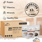 Mountain Essentials 120 Servings Freeze Dried Enhanced Variety Fully Cooked Meat Kit | High Protein Intake Contains 2988 Protein Ready To Eat Emergency Survival Easy Prep Food For Camping & Backpacking