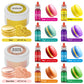 Luster Dust 2 Color & Oil Based Food Coloring For Chocolate 8 Color Set, Edible Food Dye And Shimmer Cake Dust Metallic Food Col