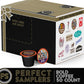 Crazy Cups Premium Bold Dark Roast Coffee Variety Pack, 50 Count