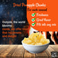 Dried Pineapple | 1 lb - Dried Fruit Chunks | Less Sugar Added | Dehydrated Fruit Bites | Packed in New York Zip-Seal Bag for Ex