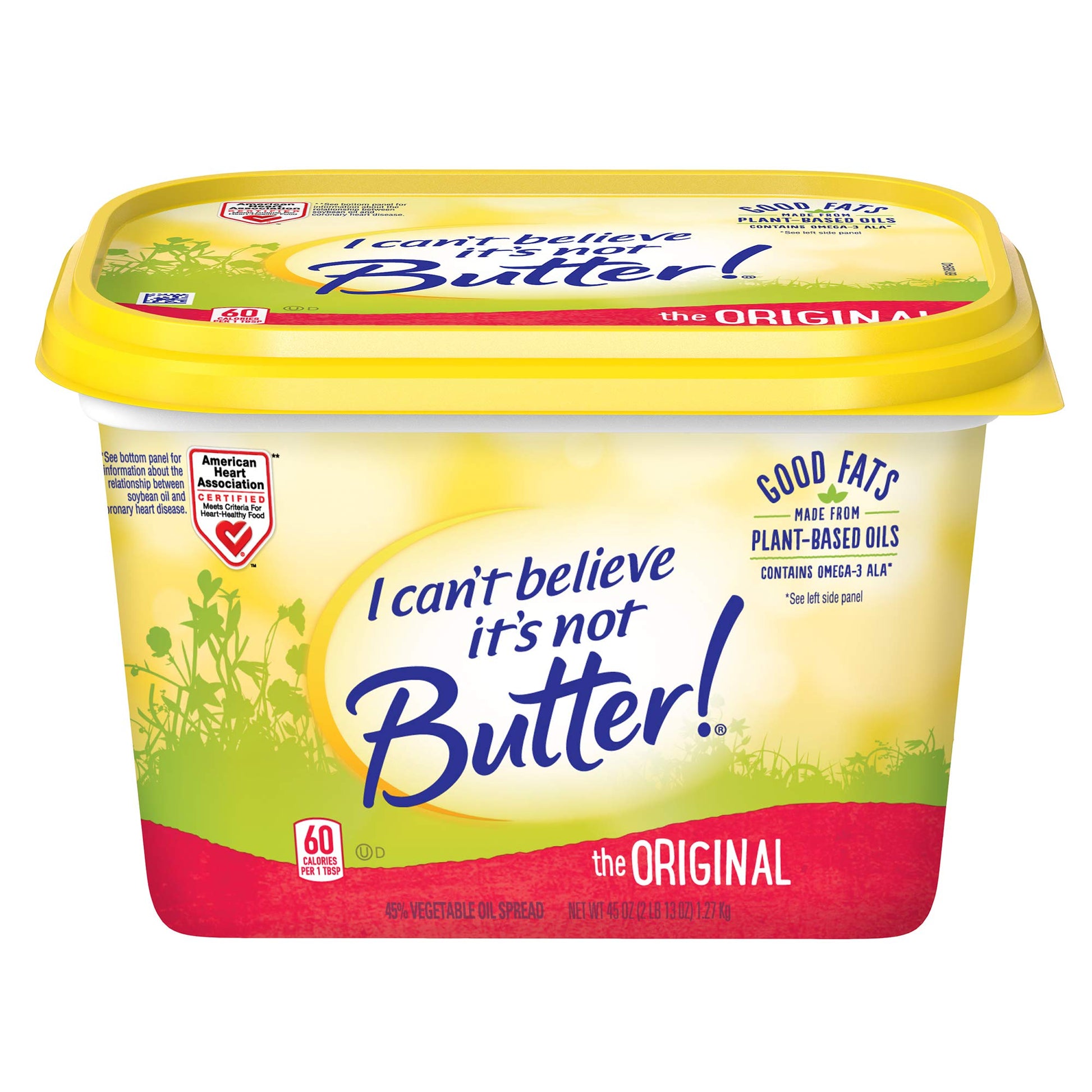 I Cant Believe Its Not Butter, Original Spread, 45 Ounce