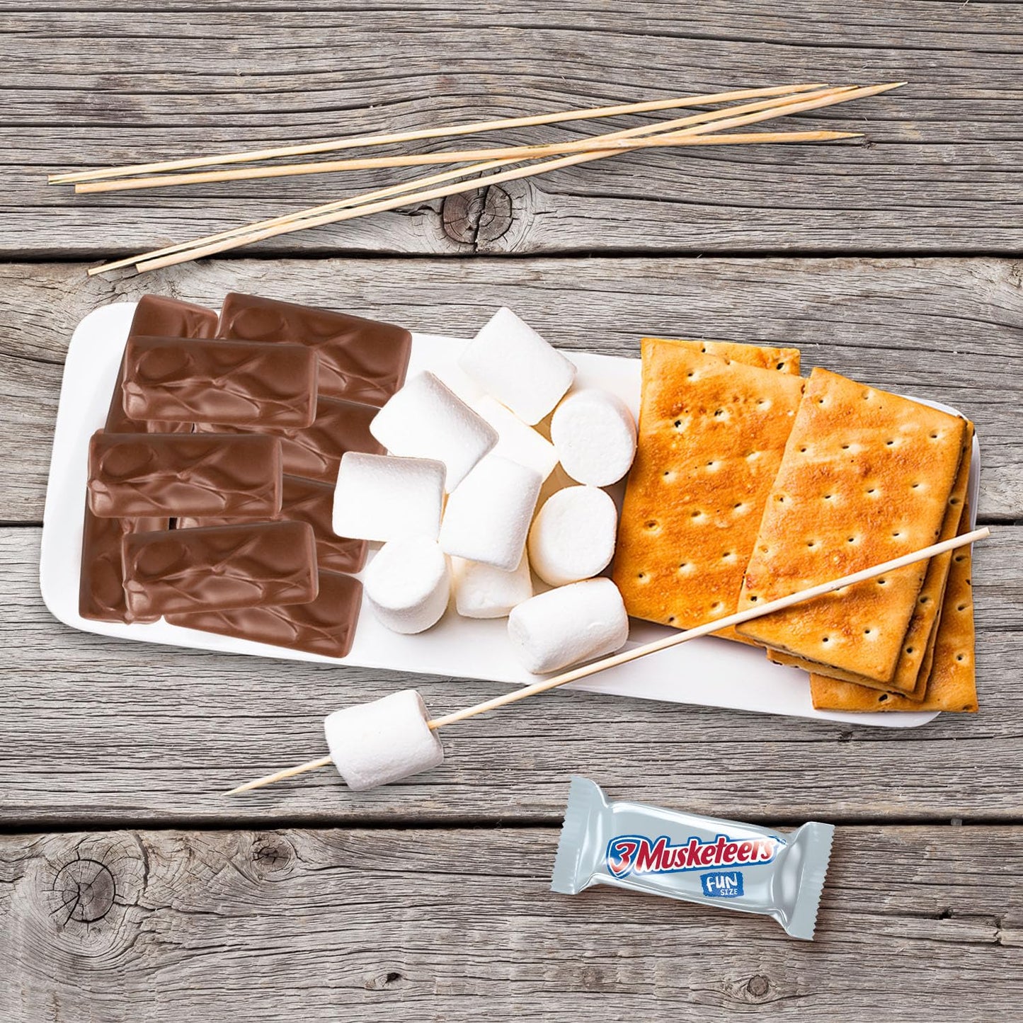 3 MUSKETEERS Fun Size Milk Chocolate Candy Bars, 10.48 oz Bag