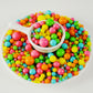 Kasvan Rainbow Pearl Sugar Sprinkles - Edible Candy Pearls 130G/4.58 Oz, Mix Size Cake Candy, Decorate Cakes, Cookies, Ice Cream