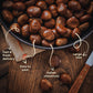 enhanced Italian Chestnuts - Fresh  Large Size  Easy to Peel  Hand-Picked  Farm Fresh  All Natural  Gluten-Free & Vegan Snack  Gluten-Free Snack (2 LBS)