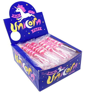 Adams & Brooks, Inc. Unicorn Pops 48 Count Individually Wrapped Unicorn Lollipops Great For Party Favors, Candy Buffets (Strawbe