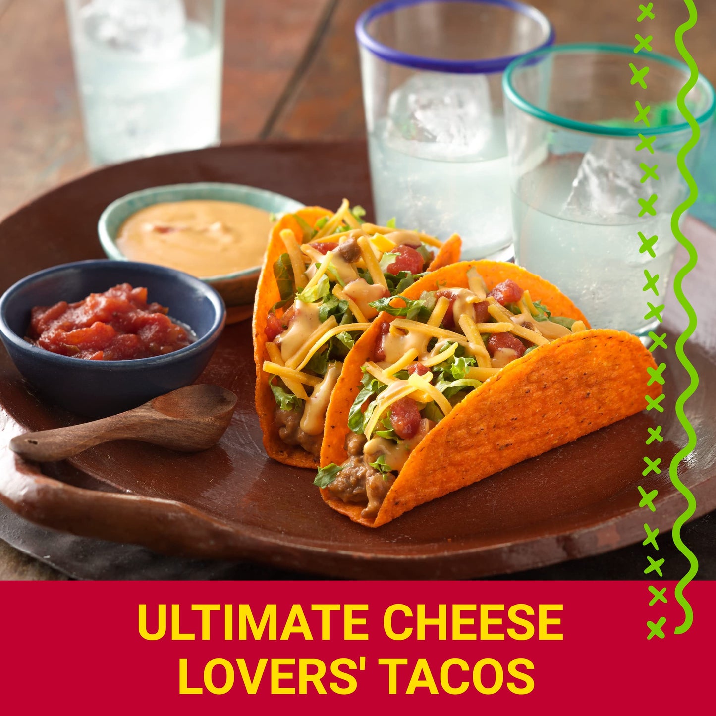 Old El Paso Stand  N Stuff Bold Nacho Cheese Flavored Taco Dinner Kit, 9.5 oz. (Pack of 2)