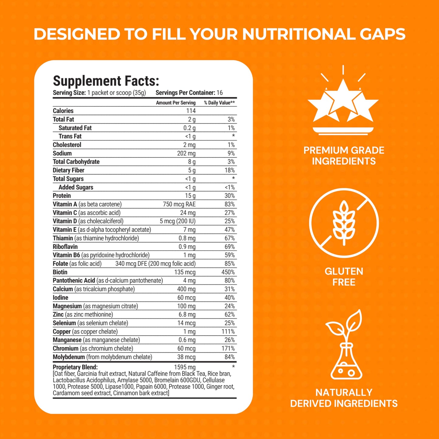 Le-Vel Thrive Protein Shake, Gluten-Free, Pea Protein, 16 Packets (35g Each), Vanilla Flavor