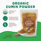 Jiva Organics Organic Ground Cumin Powder 7 Ounce - 100% Pure & Non-Gmo (Ground Cumin Seeds)