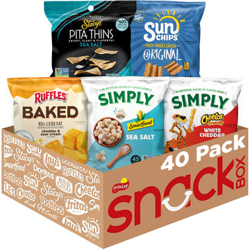 Frito-Lay Ultimate Smart Care Package 2.0, Variety Assortment of Snacks (Pack of 40)