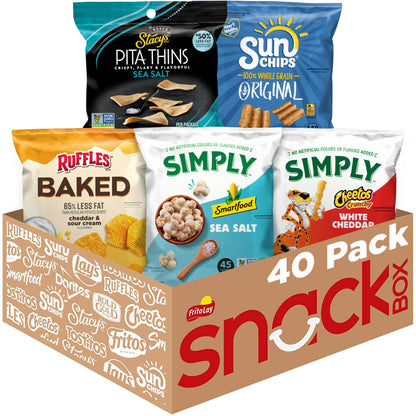 Frito-Lay Ultimate Smart Care Package 2.0, Variety Assortment of Snacks (Pack of 40)
