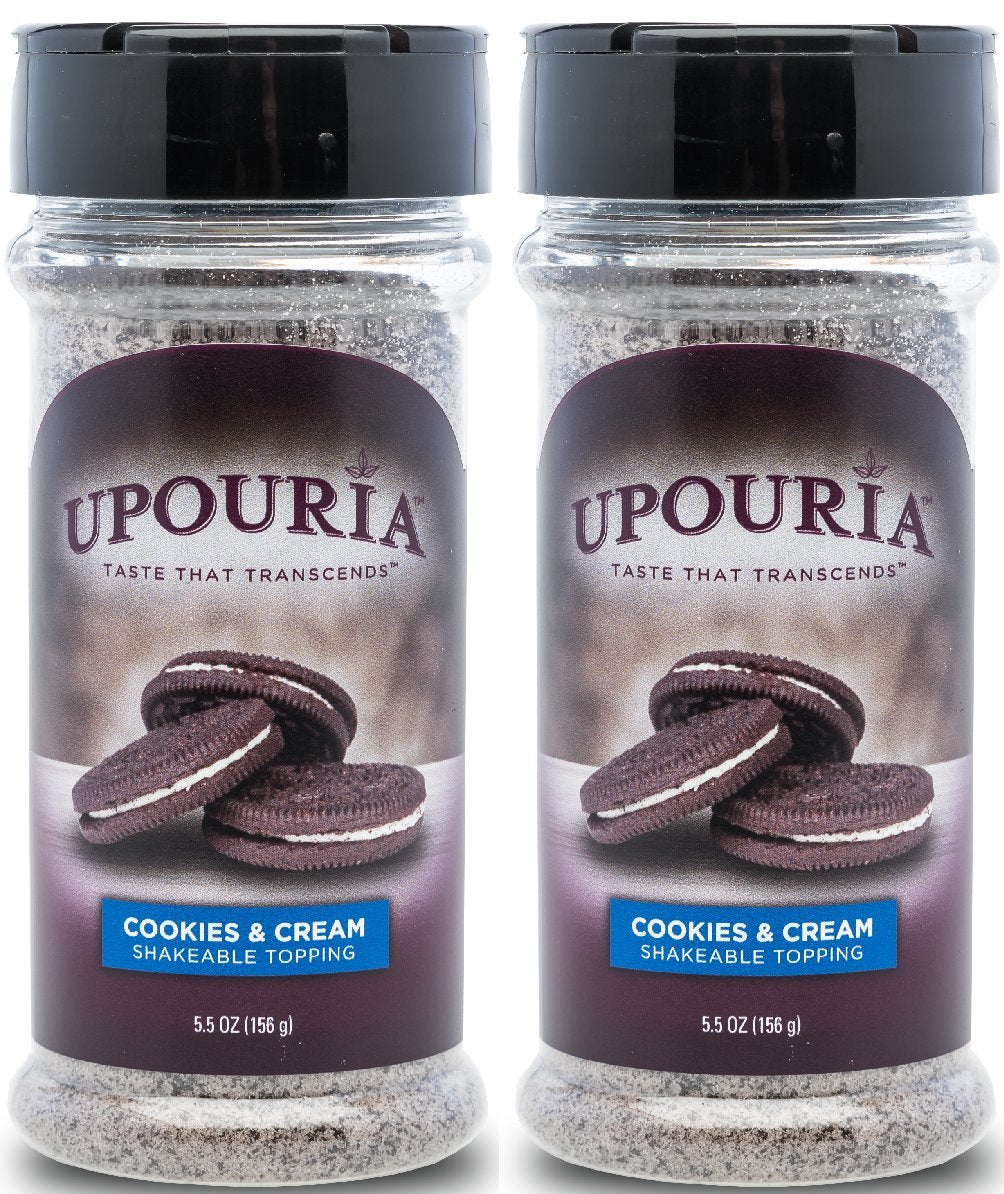 Sunny Sky Cookies & Cream Shakeable Hot Cocoa & Coffee Topping, 5.5 Ounce - Pack of 2