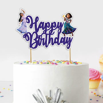 Encato Happy Birthday Cake Topper