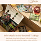 Decaf Herbal Tea Sampler – Ezr Leaf 22Ct Caffeine-Free Pyramid Bags, Assorted Fruit & Floral Blends With Lemon Verbena, Chamomile Mint, Dreamland, Roselle – Variety Tea Gift Set For Tea Lovers