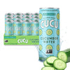 CUCU Cucumber Water – Natural Hydration, No Sugar Added, 12 Pack, 11 fl oz Cans