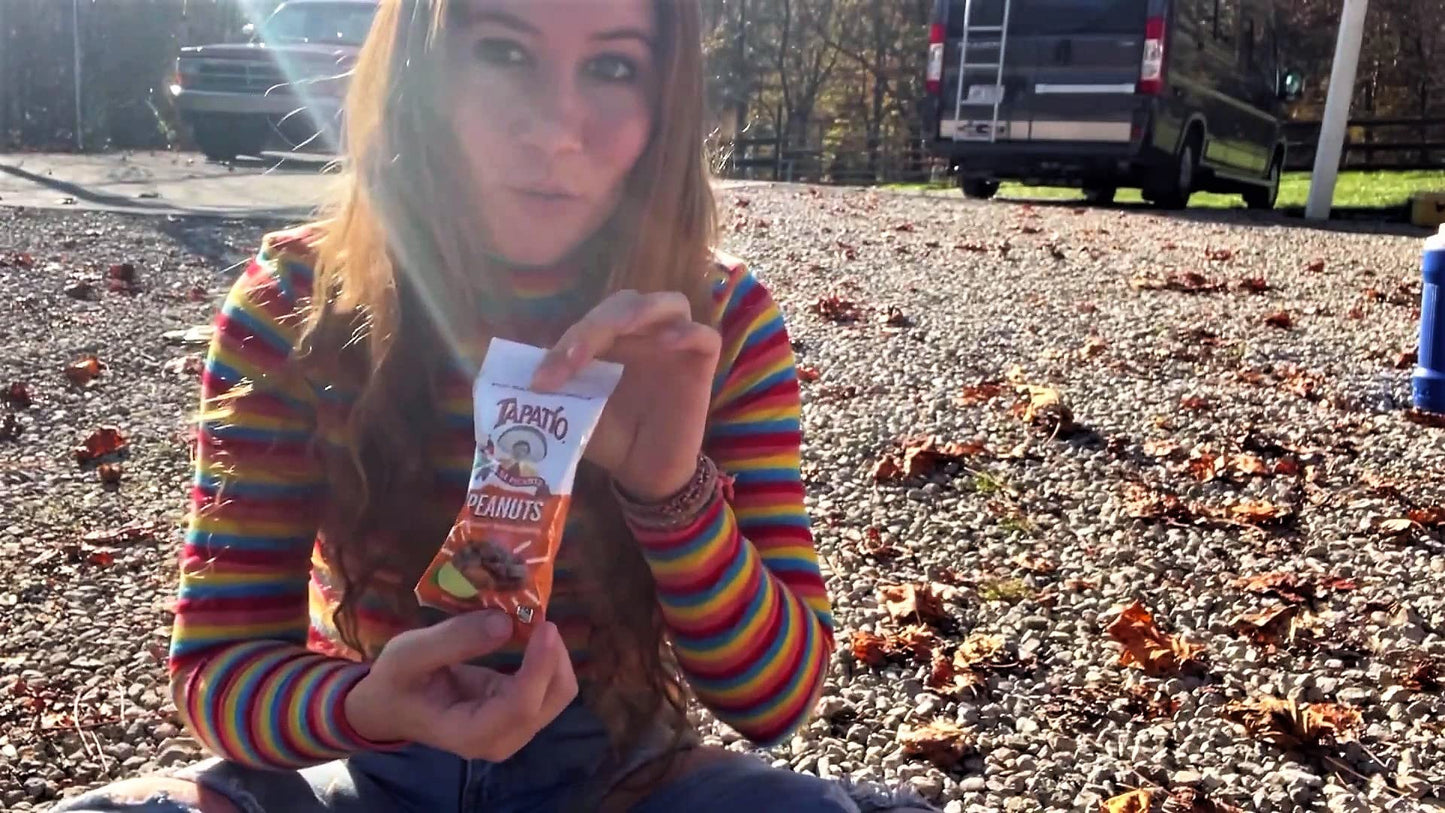 Straight Up Nuts Tapatio Mixed Nuts Snack Mix, Hot Peanuts, Travel Size, 1.5 oz Bags, 12-Pack