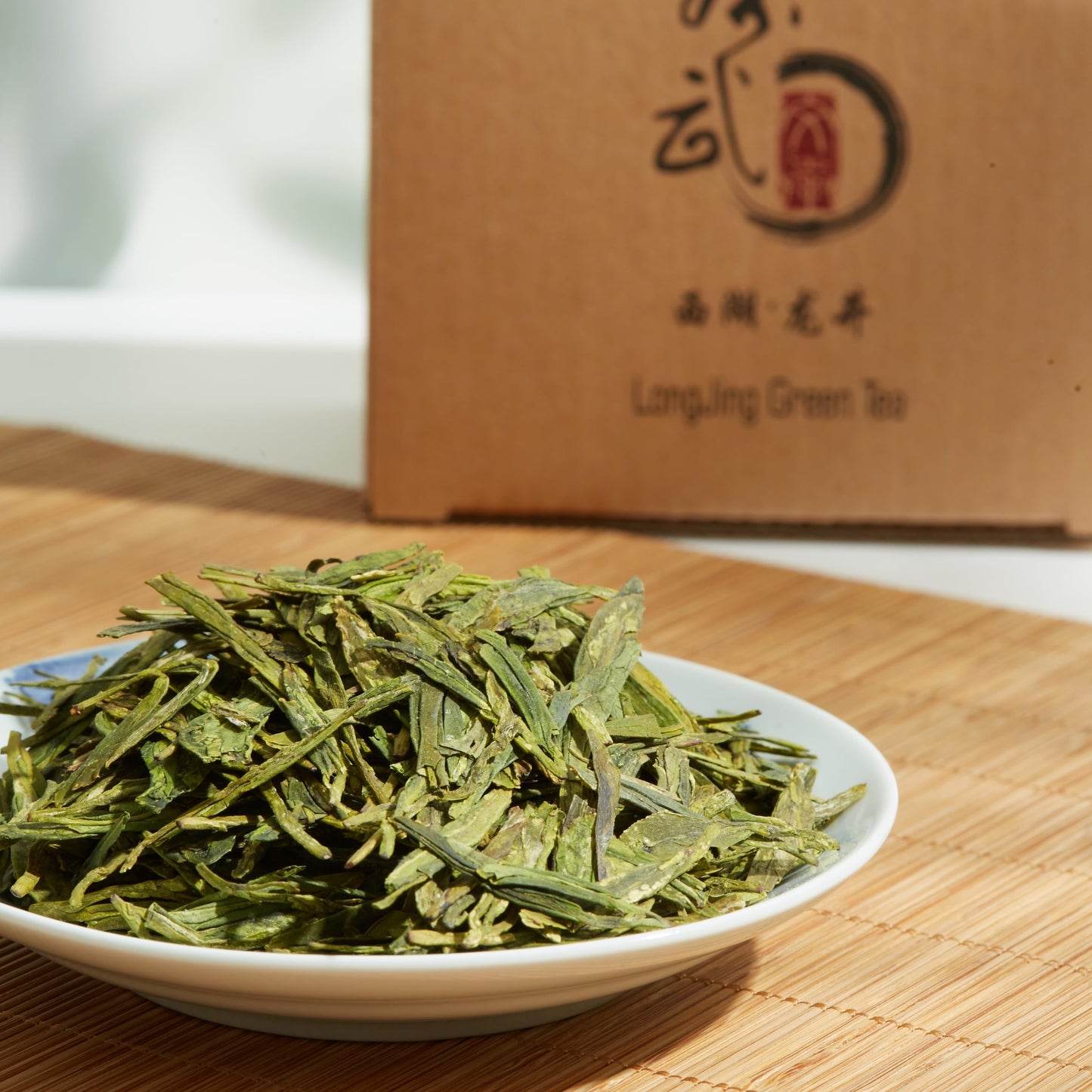 Chawuwarmsun [B] Longjing Green Tea,8.8Oz/250G,Chinese Dragon Well Green Tea Loose Leaf