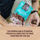 Second Nature Dark Chocolate Medley Trail Mix, Gluten-Free, 12 oz Resealable Pouch, Pack of 1, Turquoise, Model 1149-EA