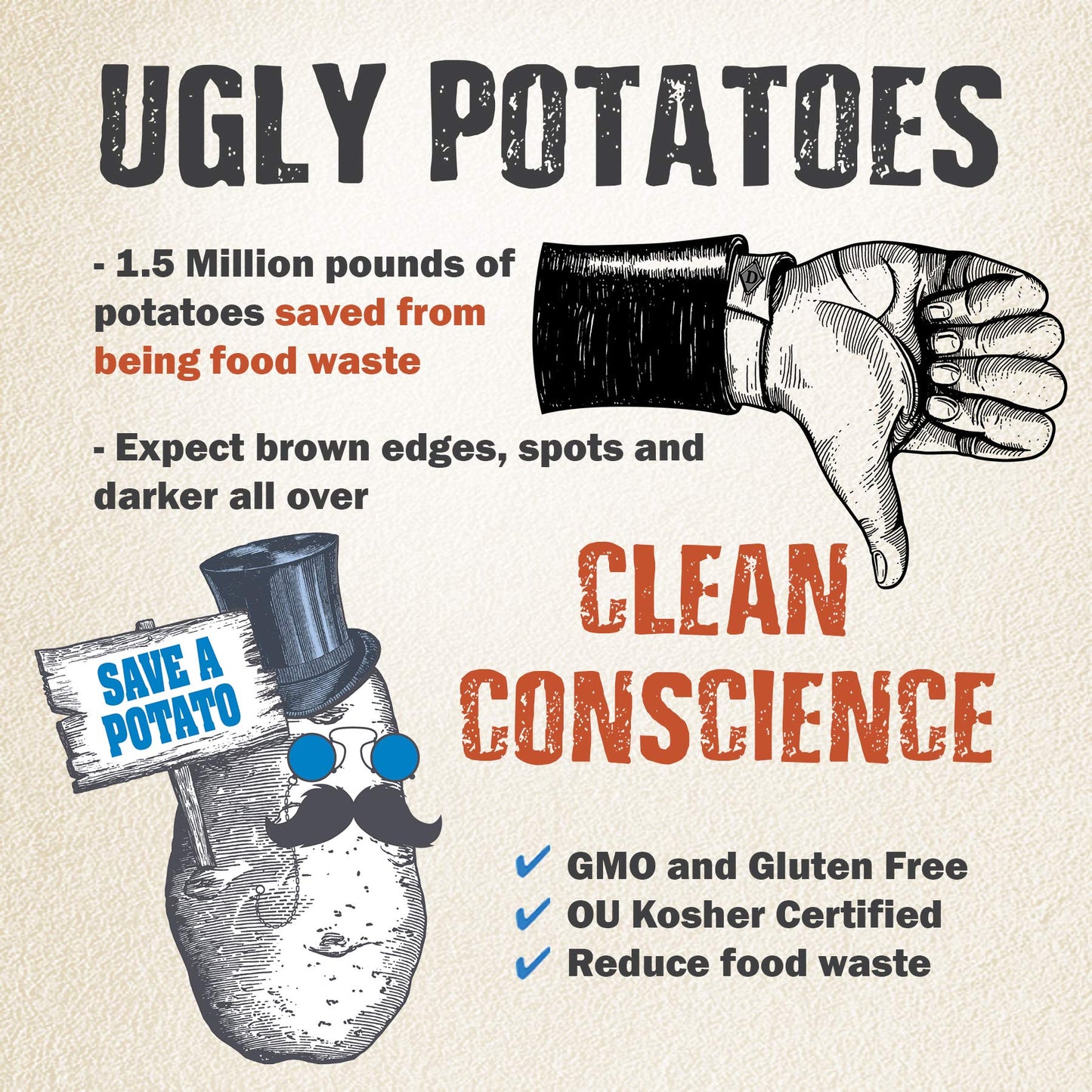 Uglies Snacks Jalapeno Potato Chips, 6 Oz