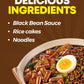 Nongshim Taekyung Rapokki (Jjajang, 14Oz) - Authentic Korean Street Food, Ramen & Rice Cakes, Black Bean. Quick & Easy To Prepar