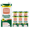 Good Karma Unsweetened Flaxmilk +Protein, 32 Ounce (Pack of 6), 5g Plant Protein + 1200mg Omega-3 Per Serving, Plant-Based Non-D