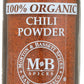 Morton & Bassett 100% Organic Chili Powder | Robust Blend for Tacos  Chili & Tex-Mex Dishes | Gluten Free  Salt Free  Non-GMO | 2.1 oz Jar