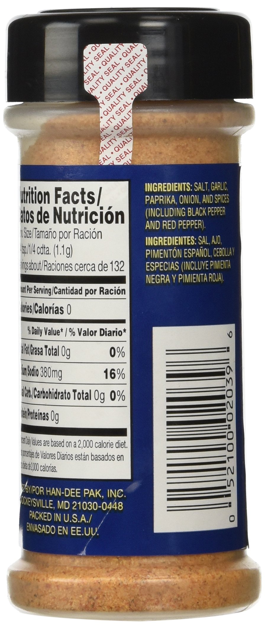 Spice Classics Soul Food Seasoning Salt, 5.12-oz. plastic shaker