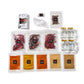 The Good Hurt Fuego by Thoughtfully, DIY Hot Sauce Set, Hot Sauce Making Kit Includes 4 Skull Shaped Reusable Glass Jars, 2 Funn