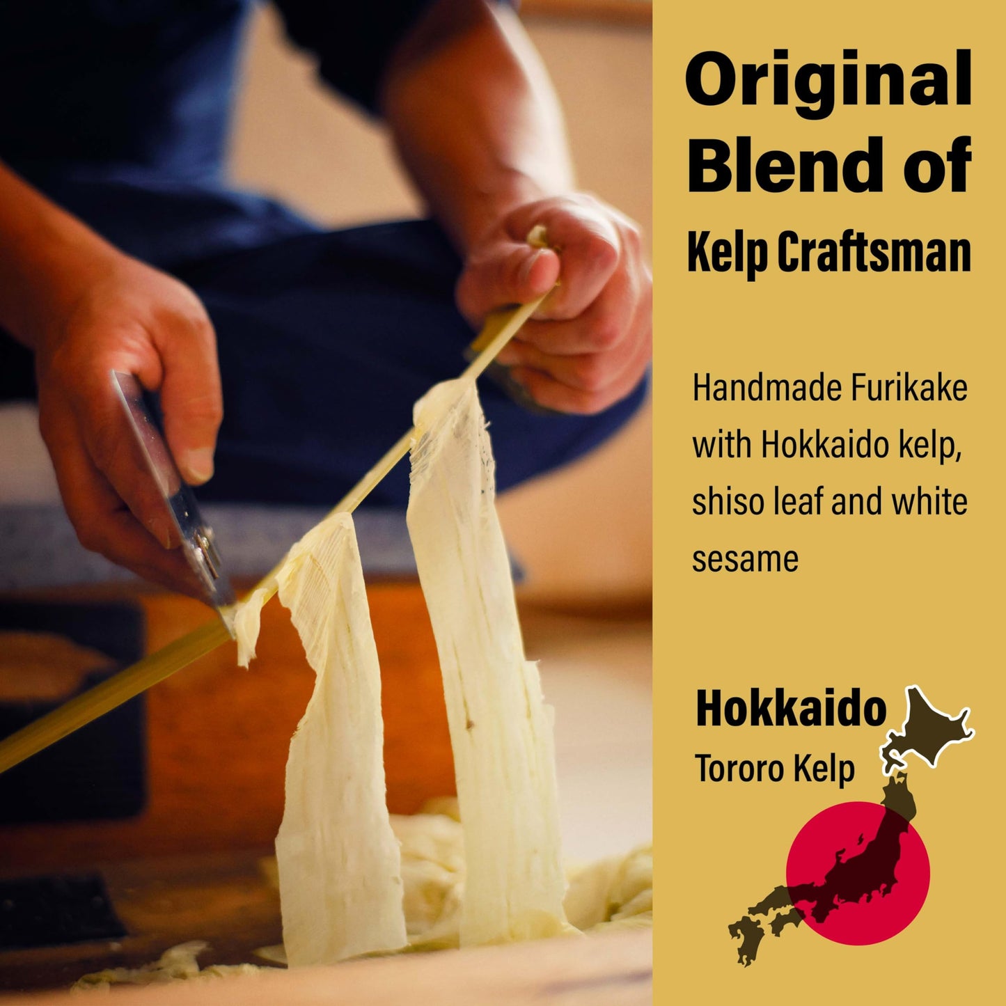 Japanese Furikake Umami Seasoning, Super Food Kelp, Tororo Kombu, Rice Topping, Delicious Flavor Of Various Foods, Low Calories,
