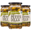 Pickerfresh Kosher Baby Dill Pickles, Petite Dills - Garlic, Dill & Red Pepper Cornichons - Simple Ingredients - Non-GMO, No Art