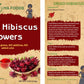 Iya Foods Glutenfree Hibiscus Flowers, Cut & Sifted, Kosher Certified (Hibiscus Sabdariffa Flower, Dry Roselle) Non Gmo, No Pres