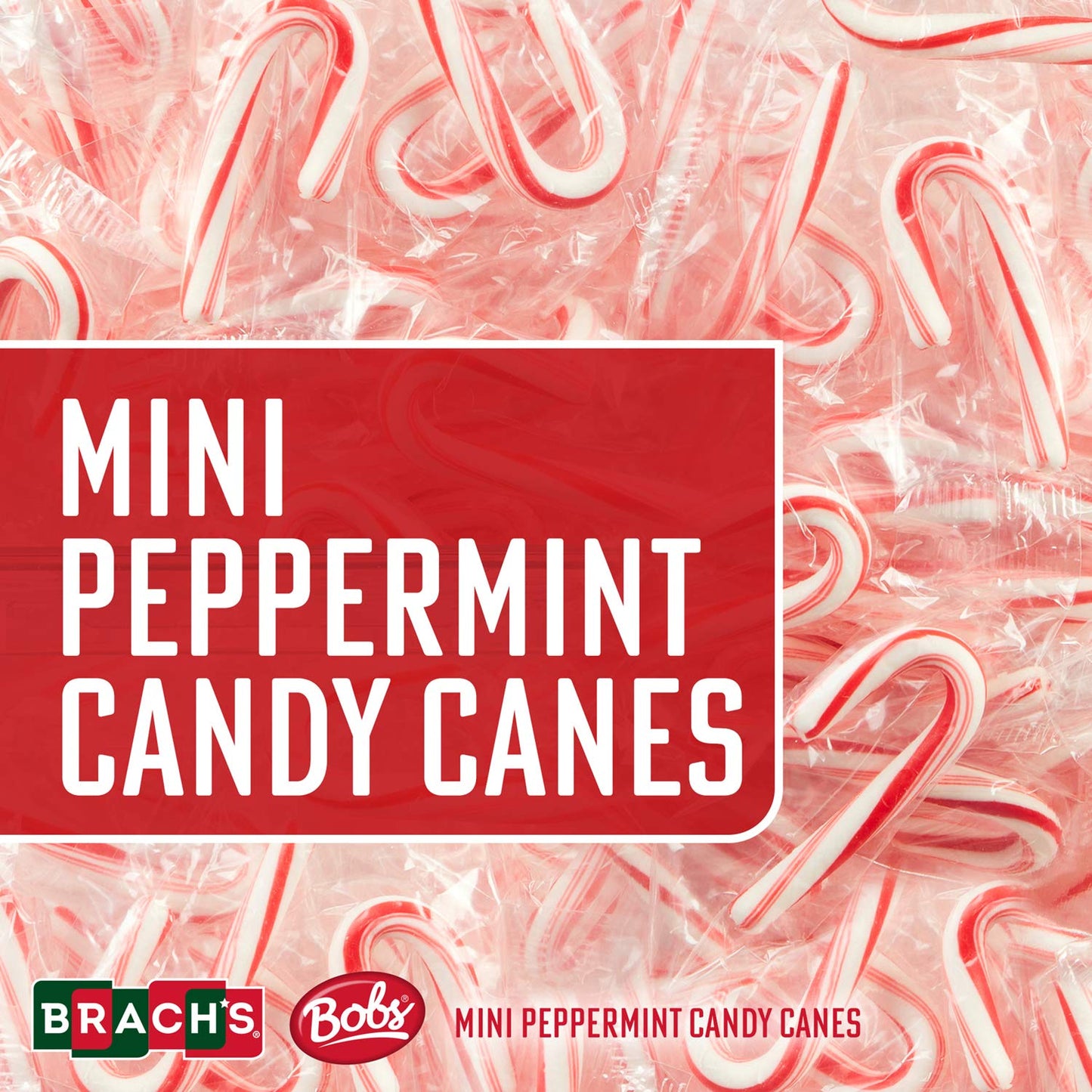 Brachs Mini Candy Canes Tub, 260 Count (Pack of 2)