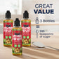 Monk Fruit Extract (6 Drops = 1 Tsp of Sugar) Zero Calories  Non-GMO  No Fillers - Liquid Monk Fruit Sweetener No Erythritol by Transparency Foods NEW FORMULA (10.2 oz  999 servings)