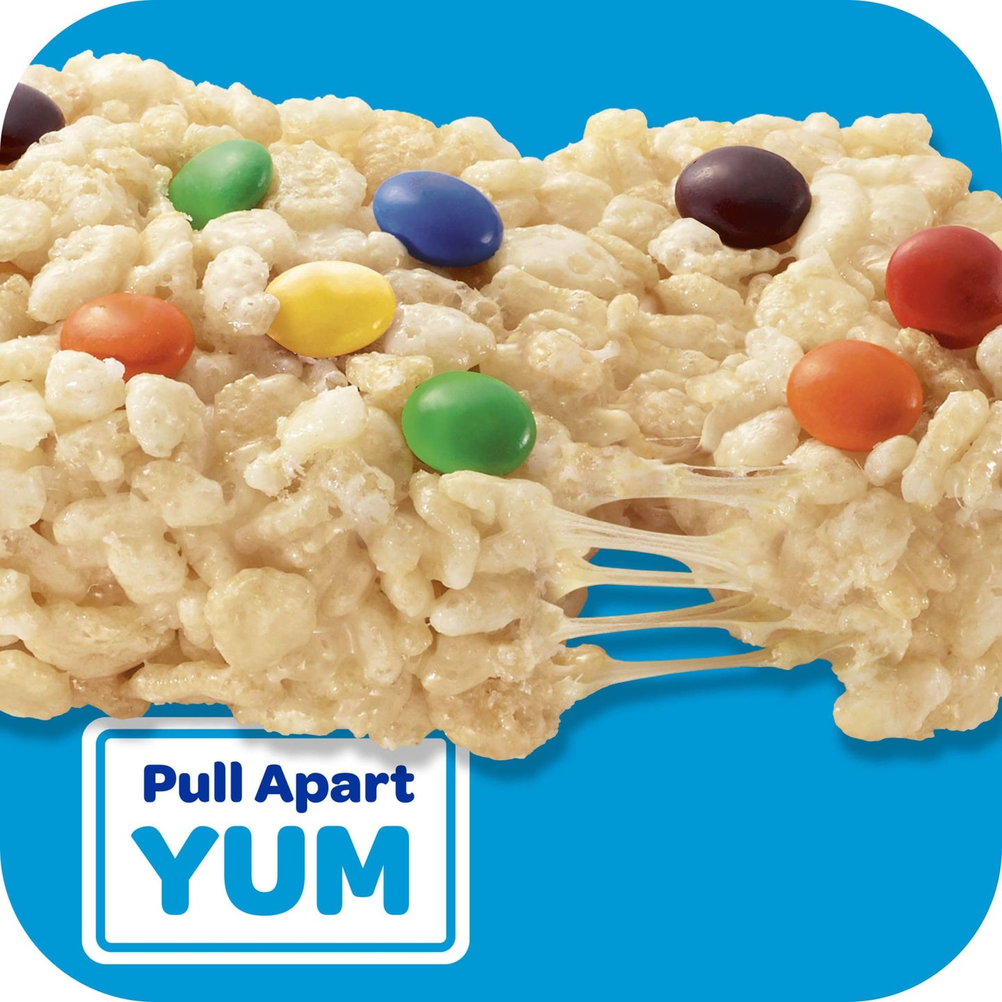 Rice Krispies Treats Marshmallow Snack Bars, Kids Snacks, Value Pack, Rainbow, 11.2Oz Box (16 Bars)