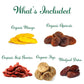 Anna And Sarah 2 Lbs Organic Dried Fruit Gift Basket, Healthy & Premium Gourmet Fruit Box, Organic Medjool Dates, Organic Aprico