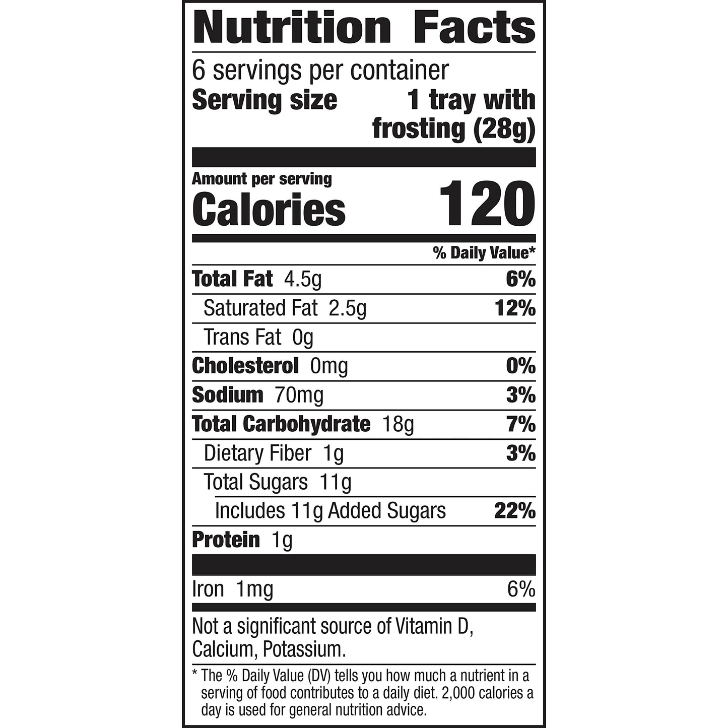DunkAroos Chocolate Cookies and Double Chocolate Frosting, 6 Count (Pack of 6)
