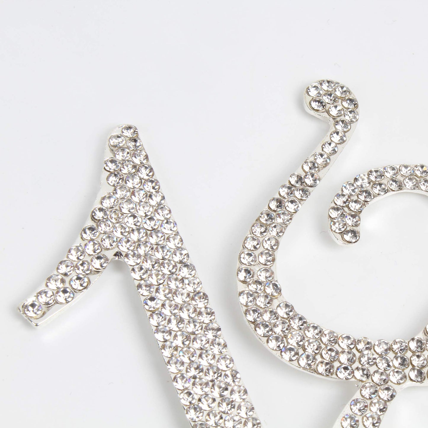 Hatcher lee 18th Birthday Cake Topper - Bling Crystal Silver Decoration, Model 43234-2855